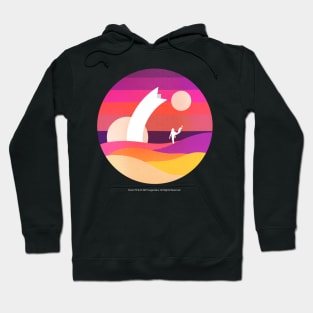 Minimalist Arrakis, Neon Hoodie